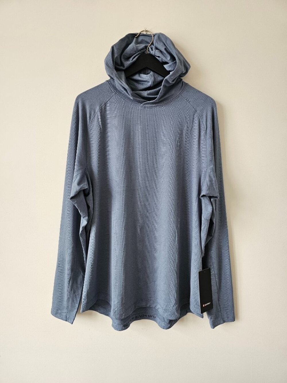 NWT LULULEMON STLB Steel Blue License To Train LS Pullover Hoodie Men's XXL